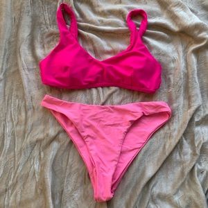 Pink bikini